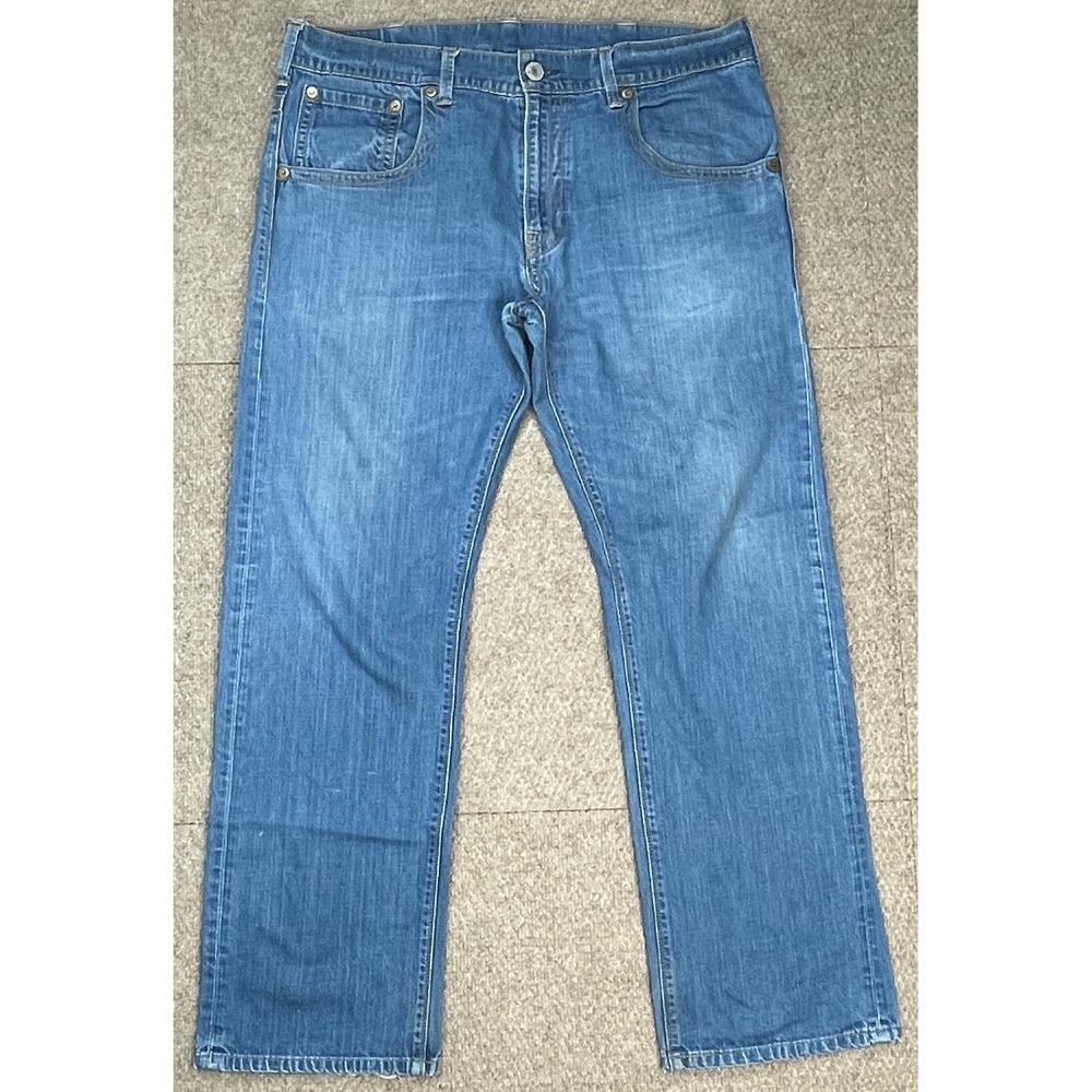 Levi's 504 Wide Leg 5 Pocket Men's Straight Leg Denim Jeans Size 38x32
